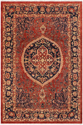 handmade Traditional Kafkaz Red  Hand Knotted RECTANGLE 100% WOOL area rug 9 x 12